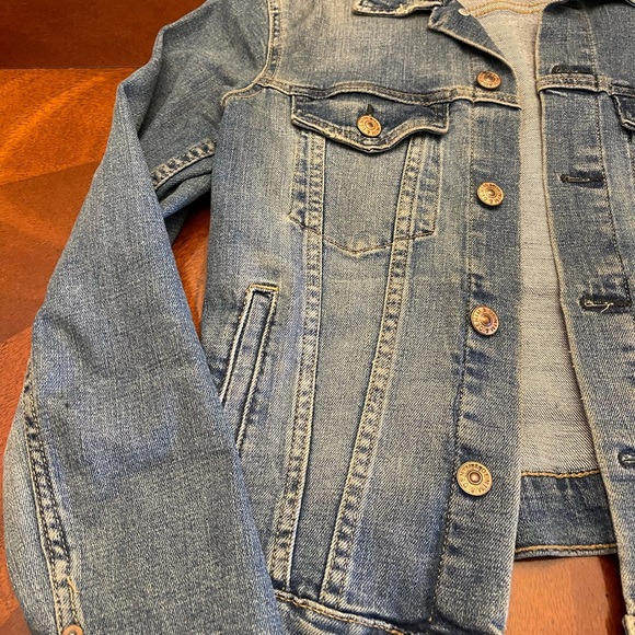 Made in Bangladesh Blue Jean Jacket - Picture 2 of 9